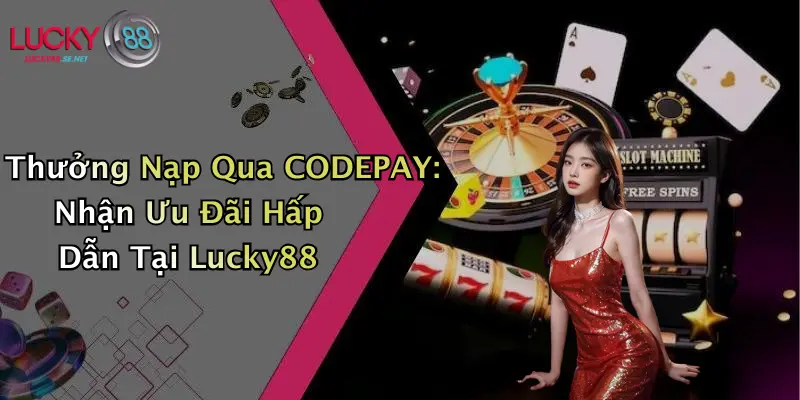 Thưởng Nạp Qua CODEPAY: Nhận Ưu Đãi Hấp Dẫn Tại Lucky88